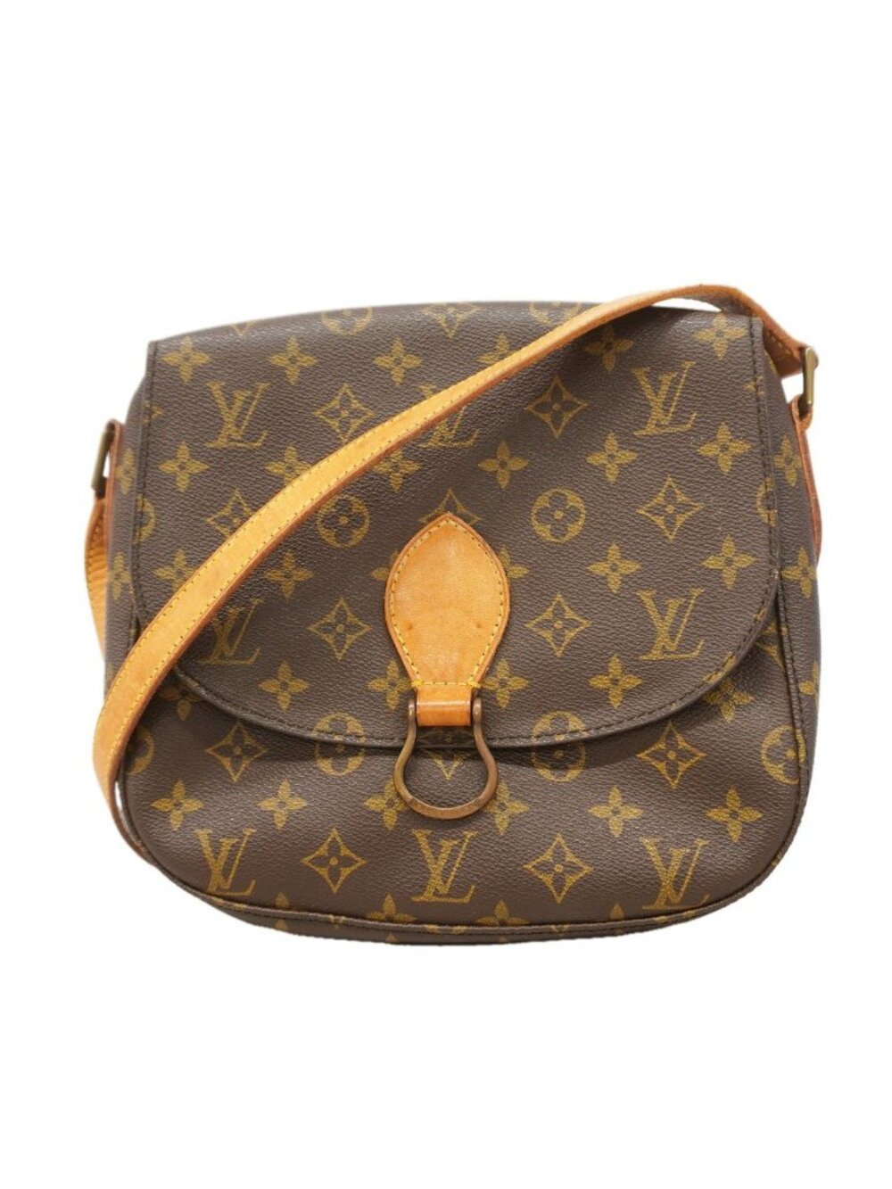 Louis Vuitton Shoulder Bag Monogram Saint-cloud GM Brown